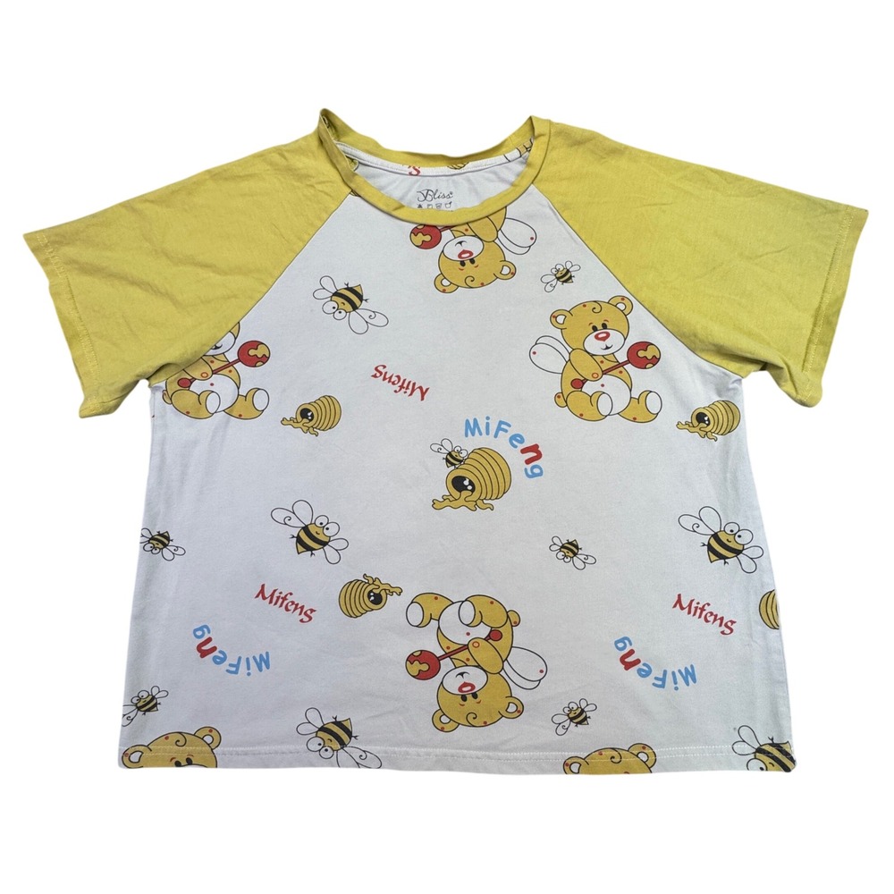 Bliss Mifeng Chinese Honey Bee T-Shirt Women's Size Medium